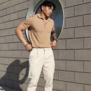 NN07 No Nationality Clive Waffle Polo Short Sleeve